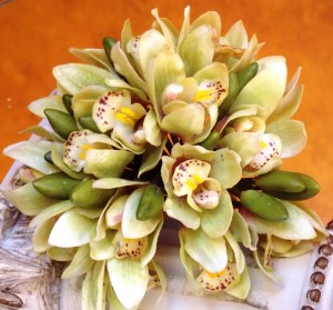 GREEN CYMBIDIUM ORCHID BOUQUET
